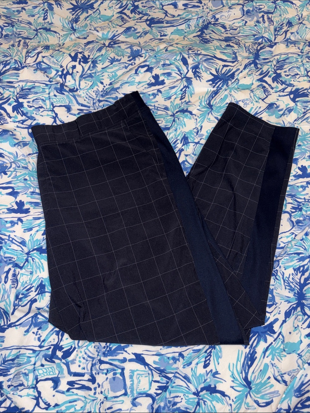 Athleta Windowpane Brooklyn Pants